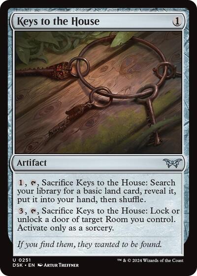 Keys to the House (Duskmourn: House of Horror) Light Play Foil