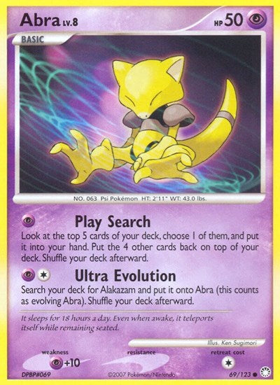 Abra (Mysterious Treasures) Heavy Play
