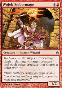 Wojek Embermage (Ravnica) Light Play