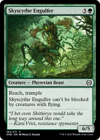 Skyscythe Engulfer (Phyrexia: All Will Be One) Light Play Foil