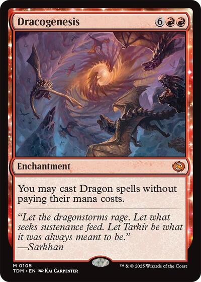 Dracogenesis (Tarkir: Dragonstorm) Near Mint