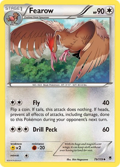 Fearow (XY - Phantom Forces) Light Play