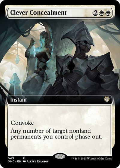 Clever Concealment (Extended Art) (Commander: Phyrexia: All Will Be One) Near Mint