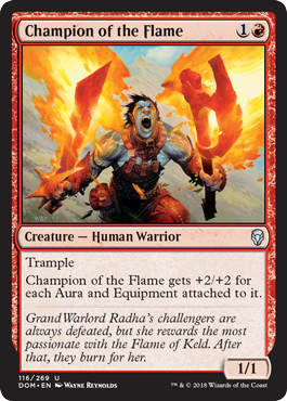Champion of the Flame (Dominaria) Light Play