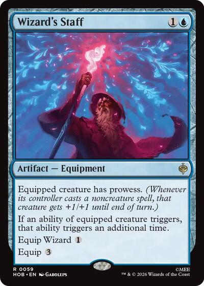 Wizard's Staff (The Hobbit) Light Play Foil