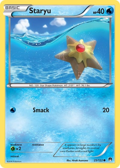 Staryu (XY - BREAKpoint) Heavy Play
