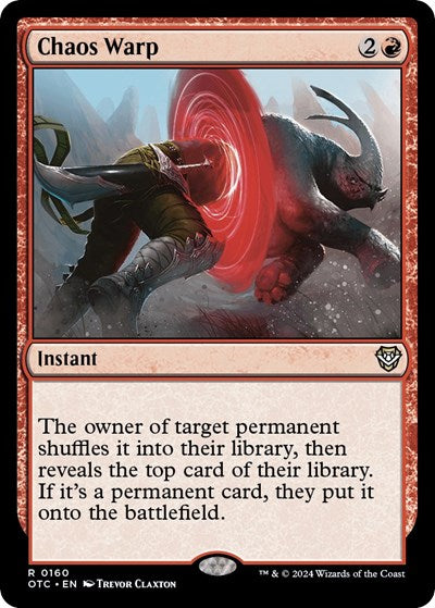 Chaos Warp (Commander: Outlaws of Thunder Junction) Light Play