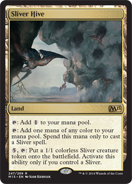 Sliver Hive (Magic 2015 Core Set) Light Play