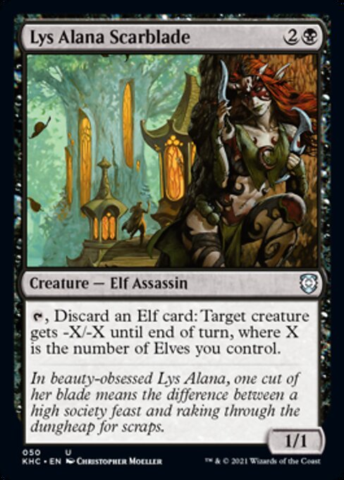 Lys Alana Scarblade (Commander 2021 Kaldheim) Light Play