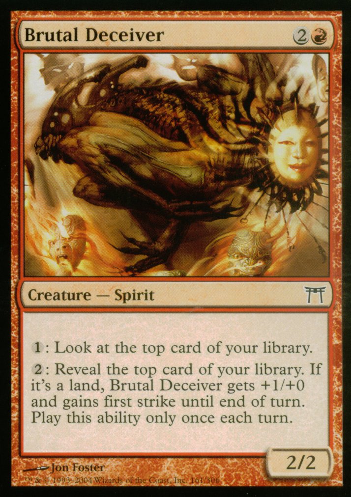 Brutal Deceiver (Champions of Kamigawa) Light Play