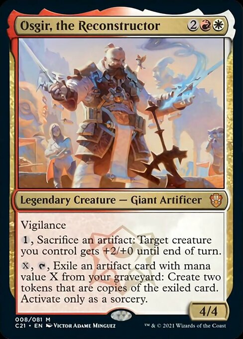 Osgir, the Reconstructor (Commander 2021 Strixhaven) Light Play Foil