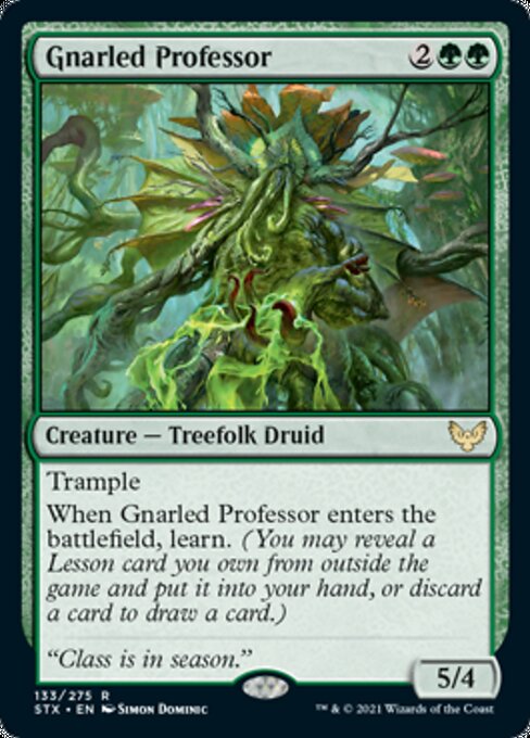 Gnarled Professor (Strixhaven) Light Play