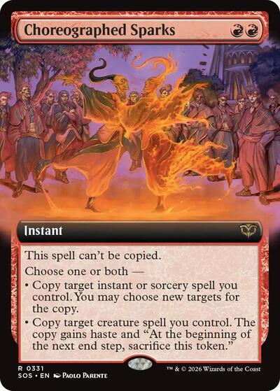 Choreographed Sparks (Extended Art) (Secrets of Strixhaven) Light Play