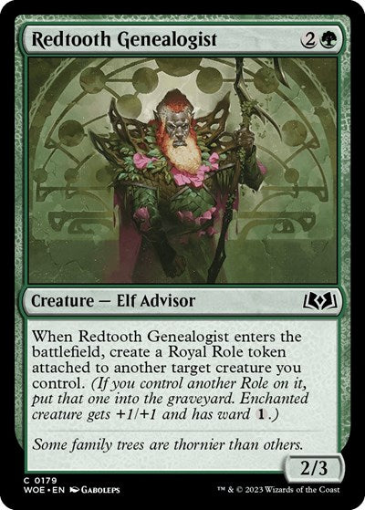 Redtooth Genealogist (Wilds of Eldraine) Light Play