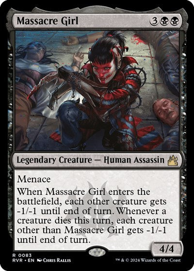 Massacre Girl (Ravnica Remastered) Light Play