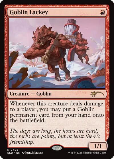 Goblin Lackey (2425) (Secret Lair) Light Play