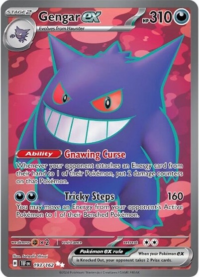 Gengar ex - 193 (SV05: Temporal Forces) Light Play