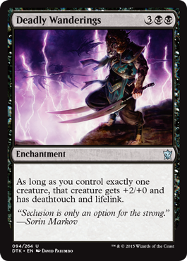 Deadly Wanderings (Dragons of Tarkir) Medium Play