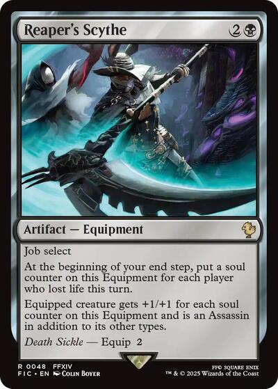 Reaper's Scythe (Commander: FINAL FANTASY) Light Play