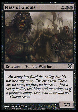 Mass of Ghouls (10th Edition) Light Play