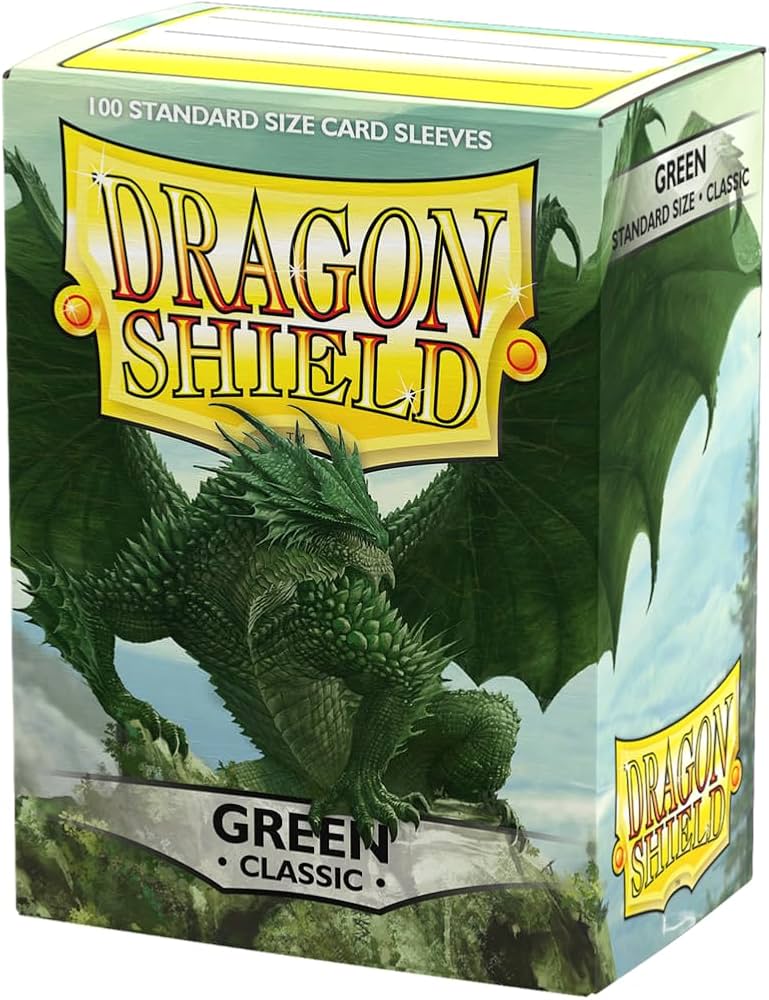 Dragon Shield Classic - Green (100-Pack) - Dragon Shield Card Sleeves