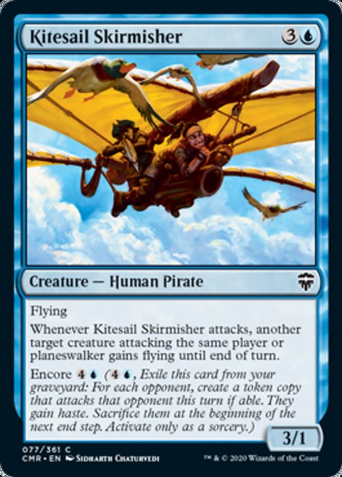 Kitesail Skirmisher (Commander Legends) Damaged / Poor
