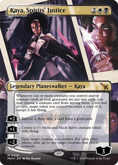 Kaya, Spirits' Justice (Borderless) (Murders at Karlov Manor) Light Play