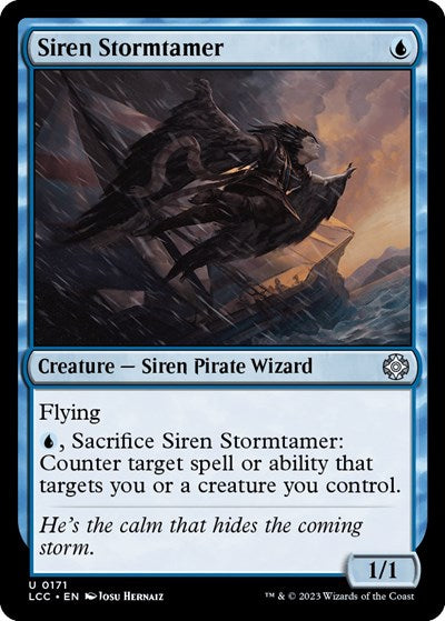 Siren Stormtamer (Commander: The Lost Caverns of Ixalan) Light Play