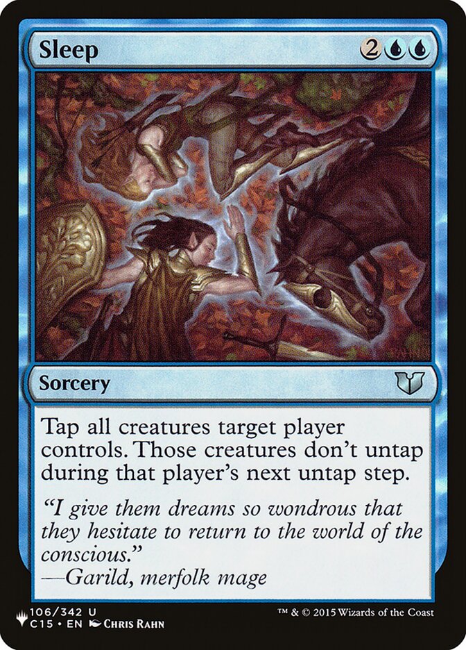 Sleep (The List) Light Play