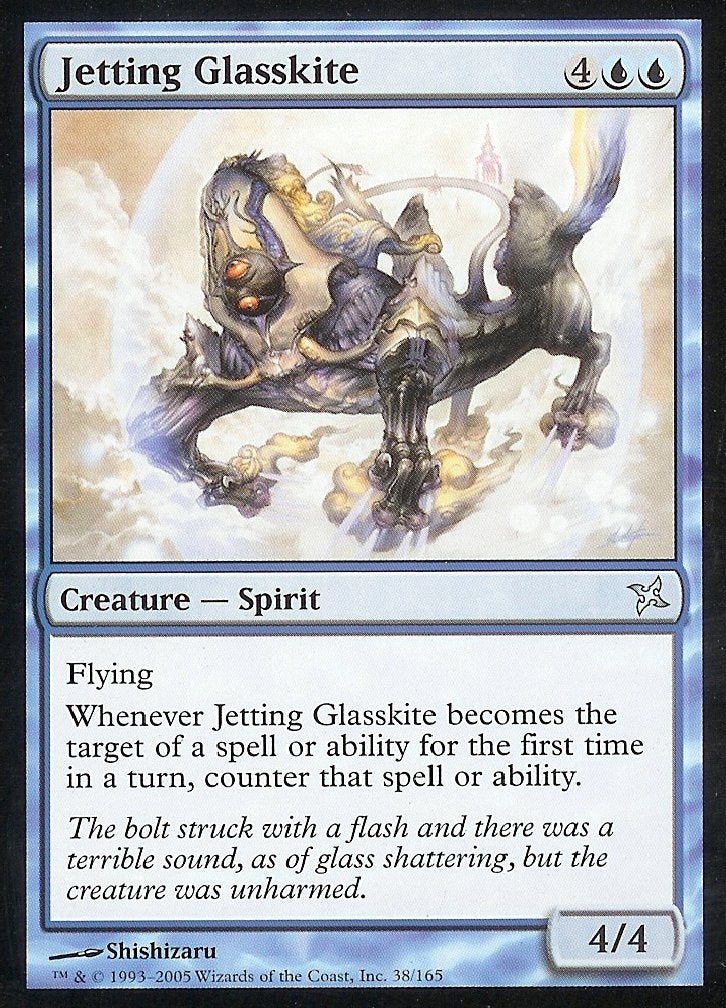 Jetting Glasskite (Betrayers of Kamigawa) Light Play