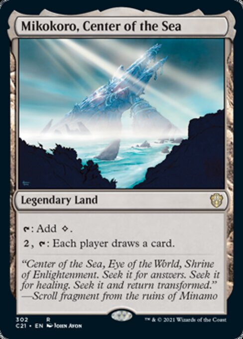 Mikokoro, Center of the Sea (Commander 2021 Strixhaven) Light Play