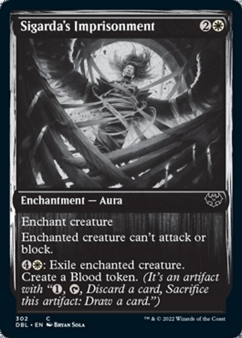 Sigarda's Imprisonment (Innistrad: Double Feature) Light Play