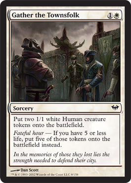 Gather the Townsfolk (Dark Ascension) Light Play Foil