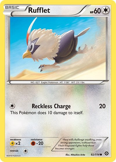 Rufflet (XY - Steam Siege) Light Play