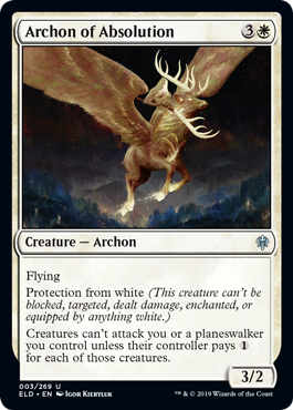 Archon of Absolution (Throne of Eldraine) Damaged / Poor