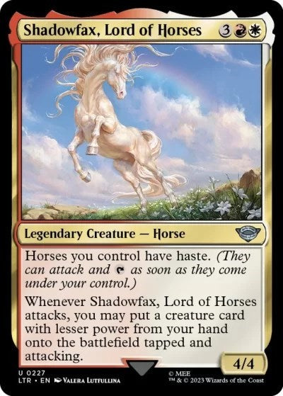 Shadowfax, Lord of Horses (Universes Beyond: The Lord of the Rings: Tales of Middle-earth) Light Play Foil