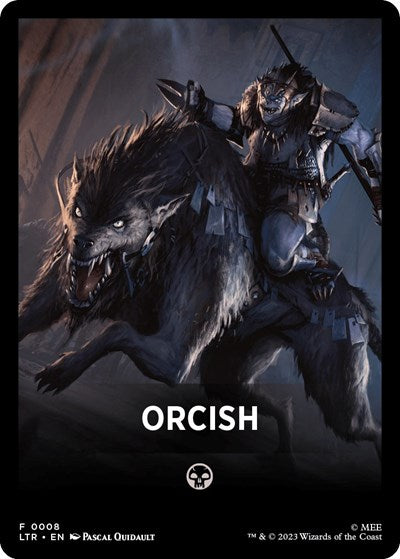 Orcish Theme Card (Universes Beyond: The Lord of the Rings: Tales of Middle-earth) Light Play