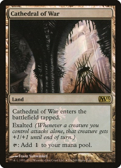 Cathedral of War (Promos: Buy-A-Box) Medium Play Foil