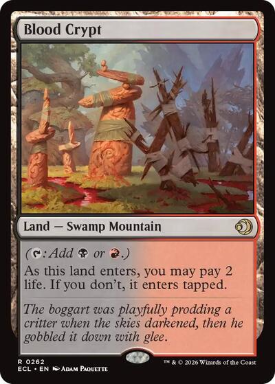 Blood Crypt (Lorwyn Eclipsed) Light Play Foil