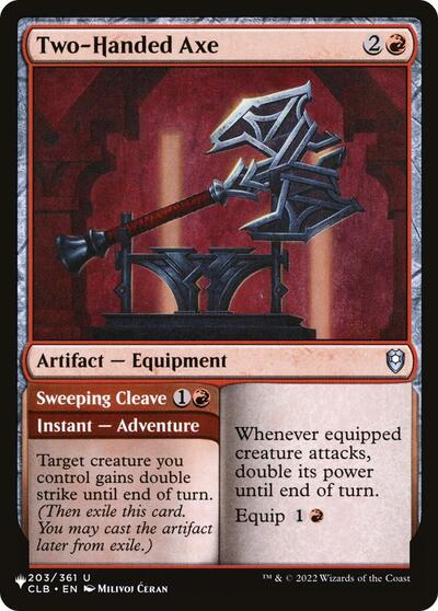 Two-Handed Axe (The List) Light Play