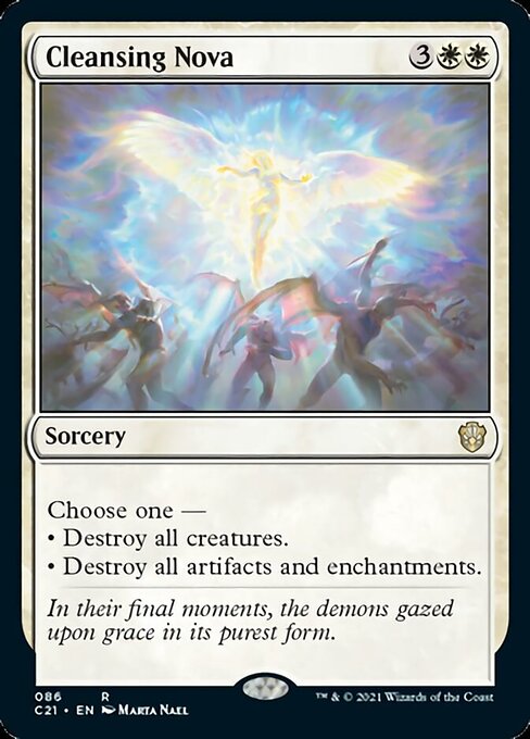 Cleansing Nova (Commander 2021 Strixhaven) Light Play