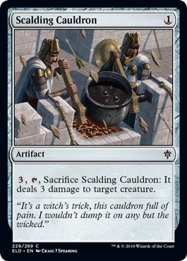 Scalding Cauldron (Throne of Eldraine) Light Play