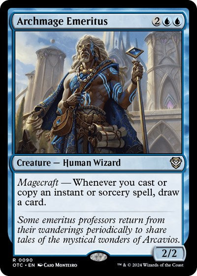 Archmage Emeritus (Commander: Outlaws of Thunder Junction) Light Play