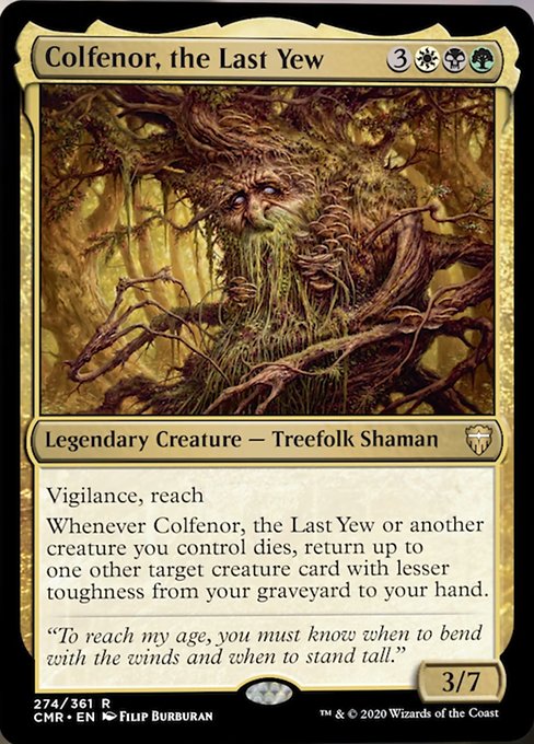 Colfenor, the Last Yew (Commander Legends) Medium Play