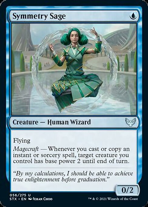 Symmetry Sage (Strixhaven) Light Play Foil