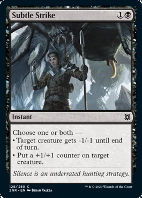 Subtle Strike (Zendikar Rising) Light Play Foil