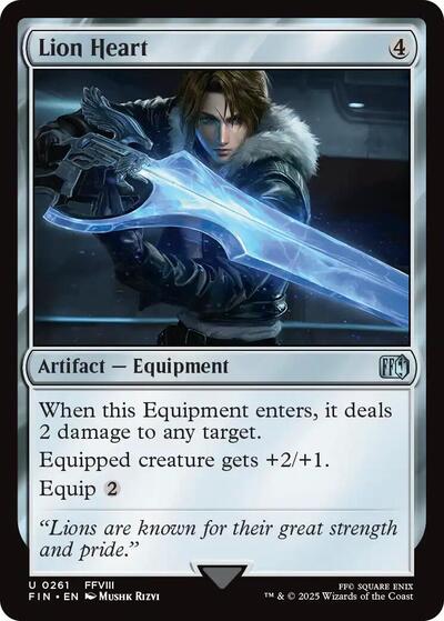Lion Heart (Universes Beyond: FINAL FANTASY) Light Play Foil