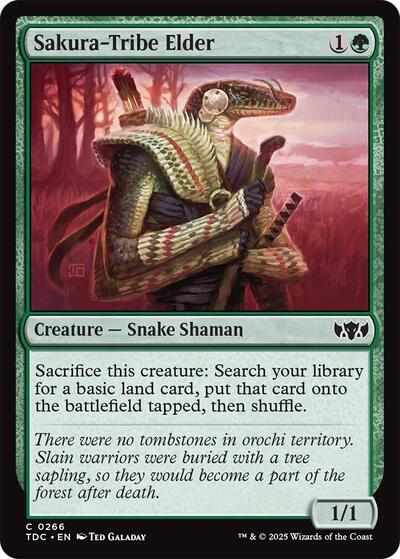 Sakura-Tribe Elder (Commander: Tarkir: Dragonstorm) Light Play