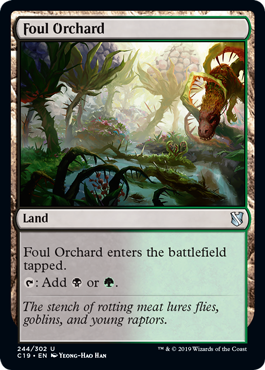 Foul Orchard (Commander 2019) Light Play