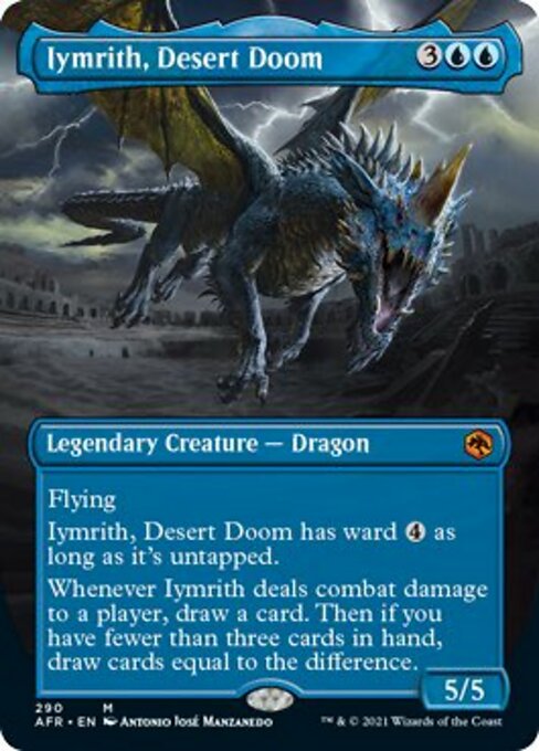 Iymrith, Desert Doom (Borderless) (Adventures in the Forgotten Realms) Light Play